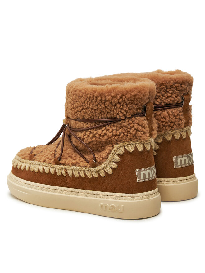 Mou Čizme za snijeg Mou Eskimo Sneaker Bold Scoub Lace FW411012A Smeđa