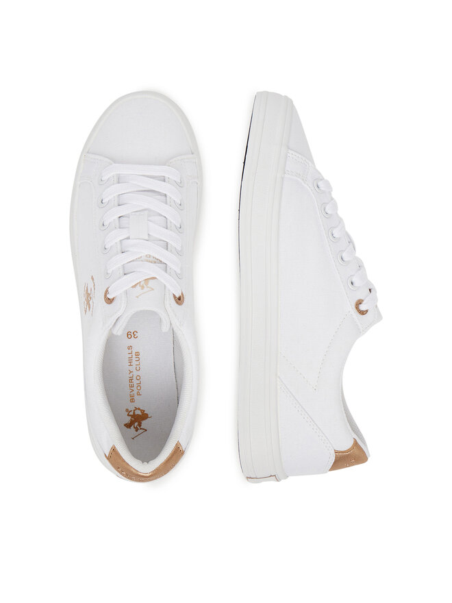 Beverly Hills Polo Club Sneakers aus Stoff Beverly Hills Polo Club V12-839 Weiß