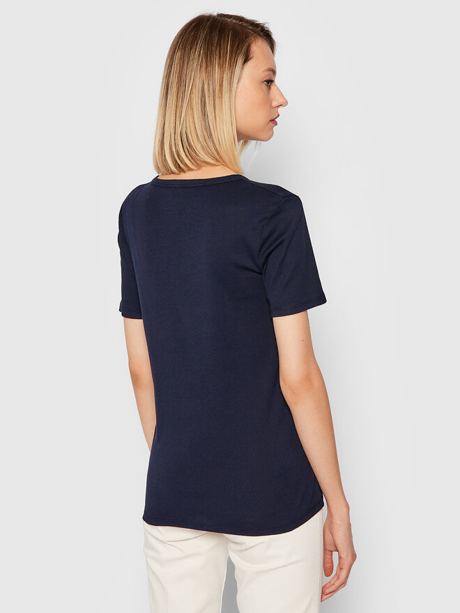 United Colors Of Benetton United Colors Of Benetton Majica 3GA2E16A2 Mornarsko modra Regular Fit