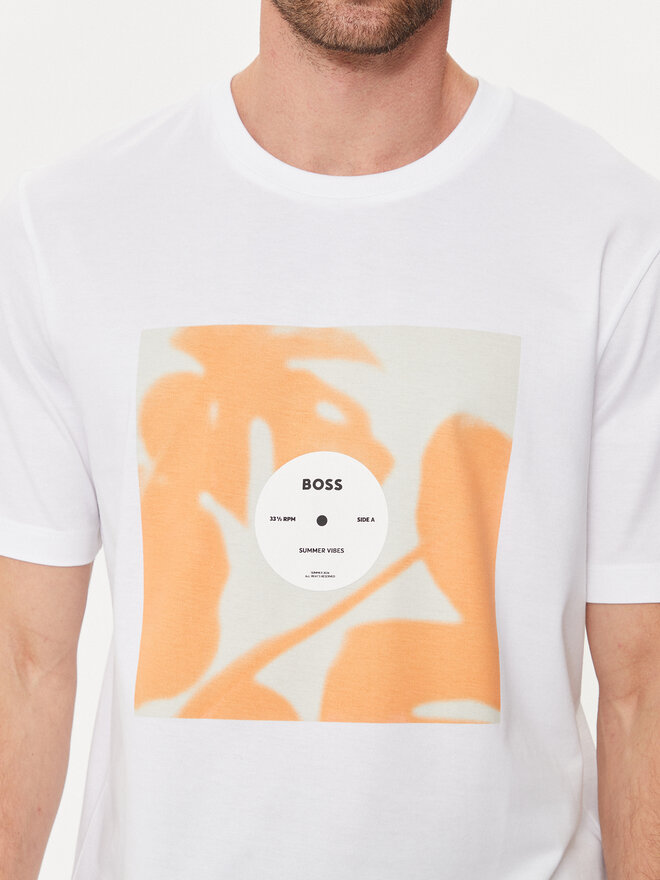 BOSS Boss T-Shirt Tiburt 388 50512132 Weiß Regular Fit