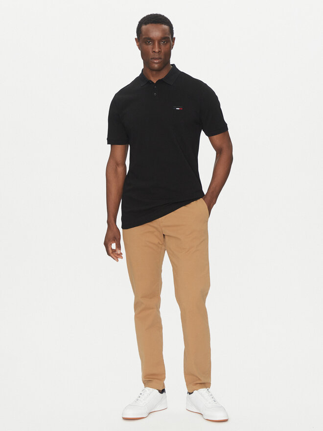 Hechter Paris Hechter Paris Pólóing Pique H-Eco 74004 151902 Fekete Regular Fit