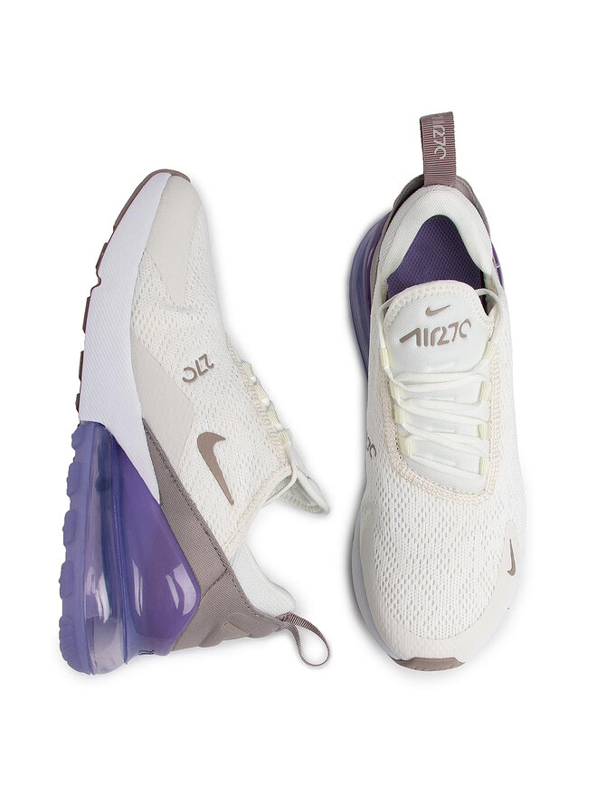 Nike air max 270 trainers sail pumice space purple white cheap
