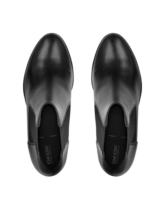 Geox Členková obuv Geox D Walk Pleasure 85 D35TFC 00043 C9999 Čierna