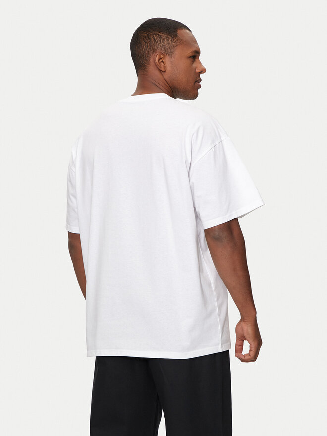 Converse Converse Marškinėliai M Mushroom Star Chev Tee 10026445-A02 Balta Regular Fit