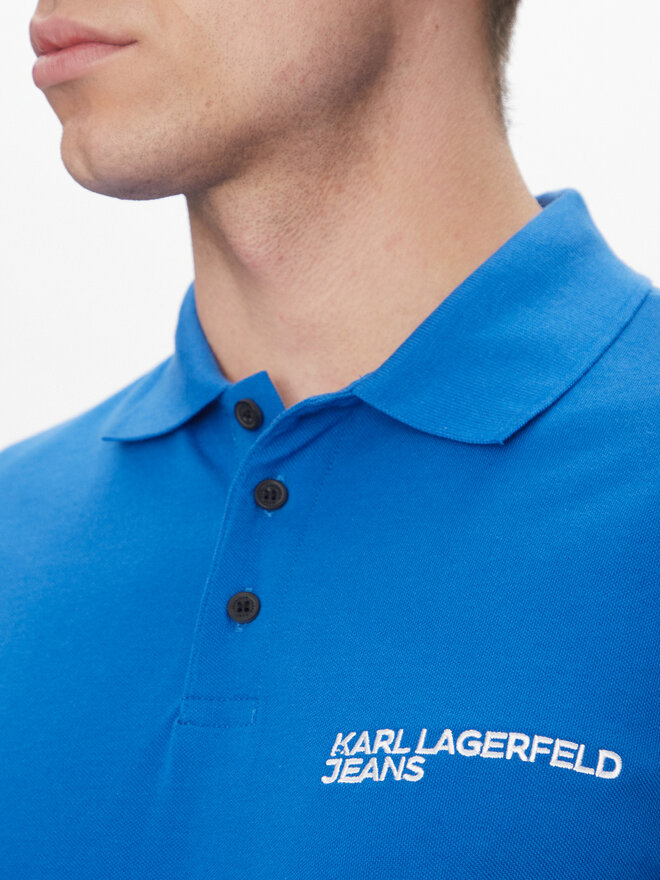 Karl Lagerfeld Jeans Karl Lagerfeld Jeans Pólóing A2M17094 Kék Regular Fit