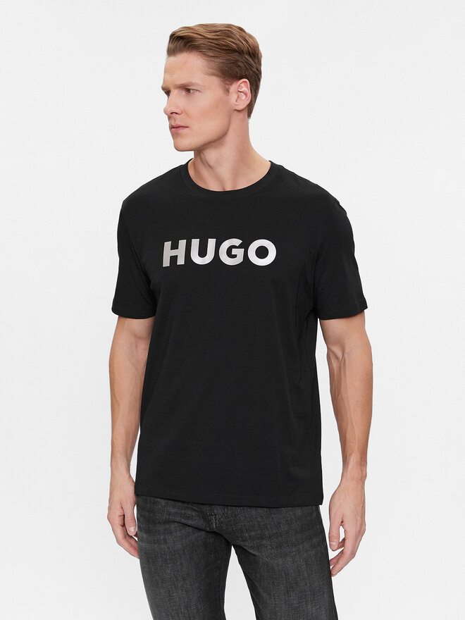 HUGO Hugo T-Shirt Dulivio 50506996 Schwarz Regular Fit