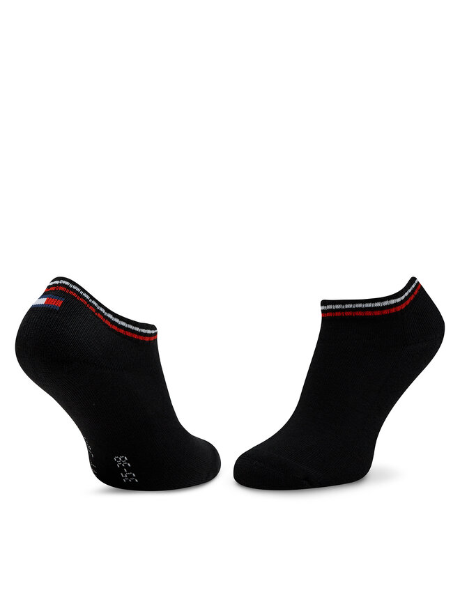 Tommy Hilfiger Set di 2 paia di pedulini unisex Tommy Hilfiger 701228178 Nero