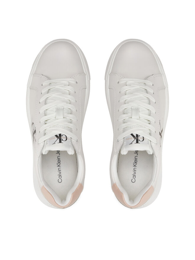 Calvin Klein Jeans Zapatillas Calvin Klein Jeans Chunky Cupsole Mono Lth Wn YW0YW00823 Blanco