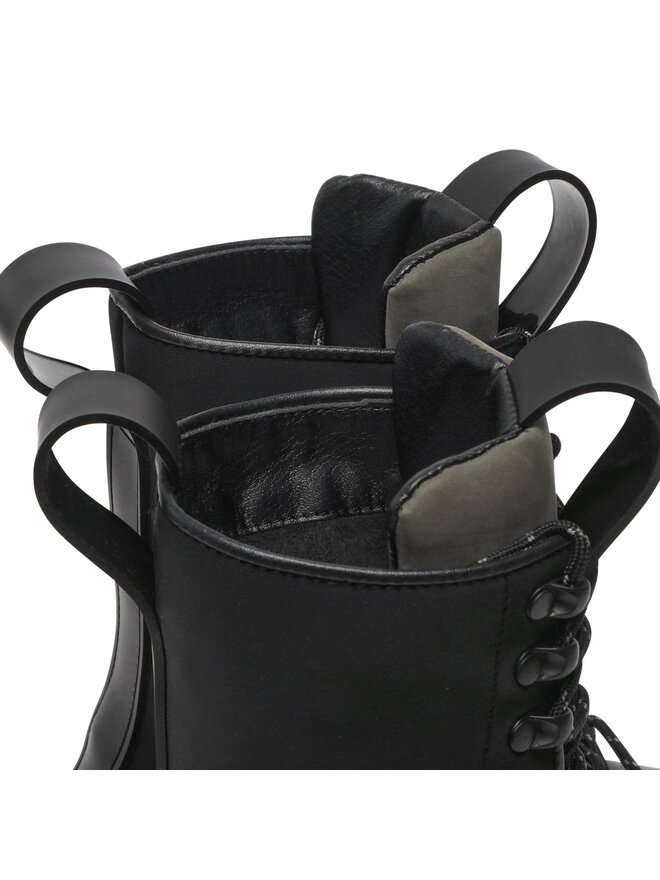 Rains Schnürstiefeletten Rains Show Combat Boot Neopren 22610 Grün