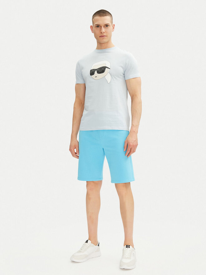 KARL LAGERFELD KARL LAGERFELD Camiseta 755073 552251 Celeste Regular Fit