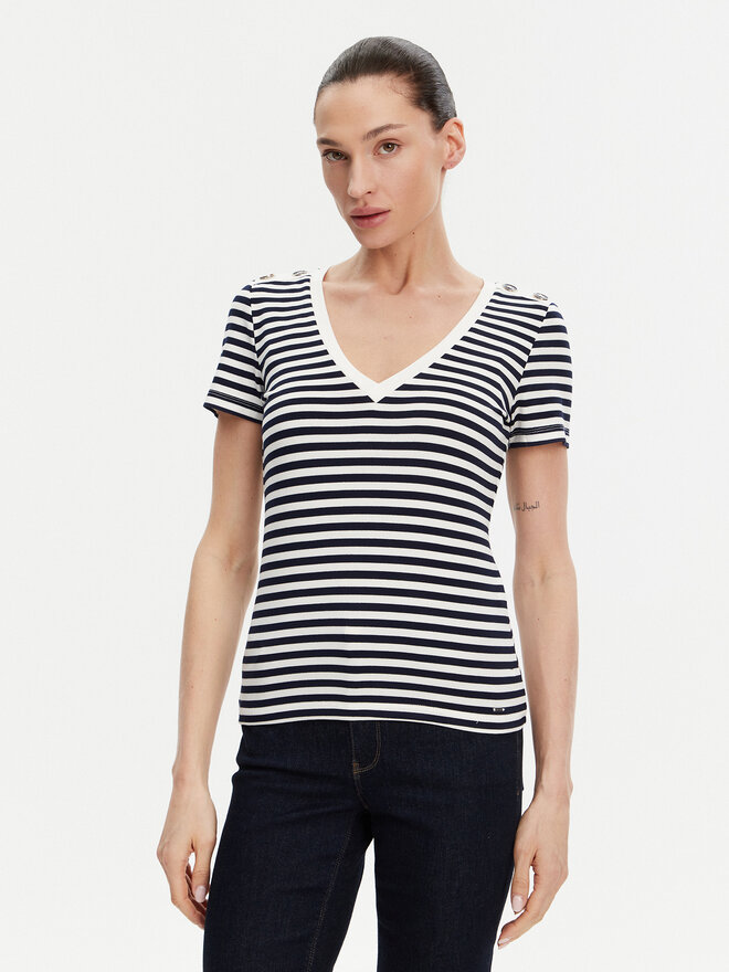 Morgan Morgan Camiseta 241-DINA Azul marino Regular Fit