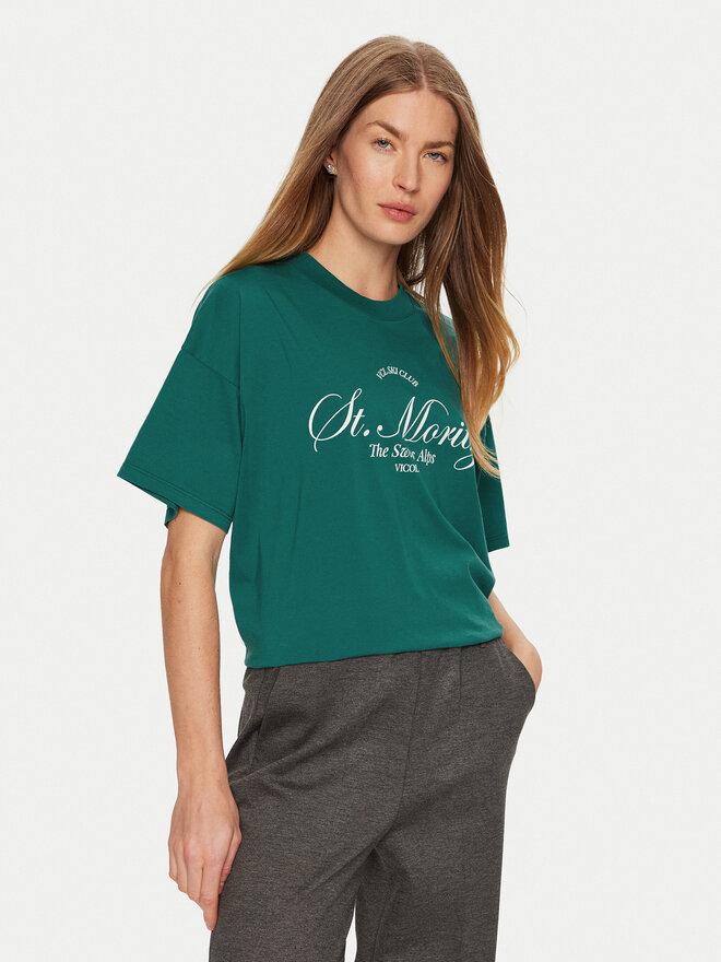 ViCOLO ViCOLO Póló RS0053 Zöld Regular Fit