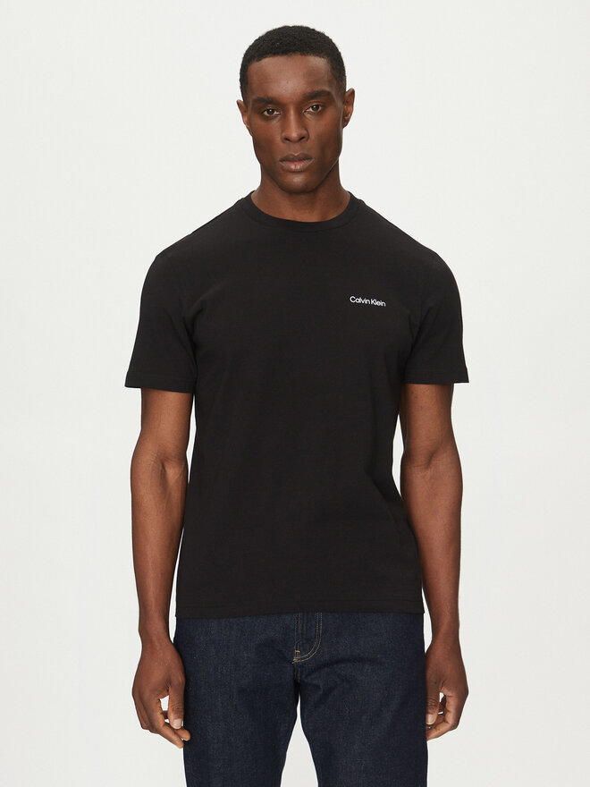 Calvin Klein Calvin Klein Camiseta Linear Box Logo K10K114152 Negro Regular Fit