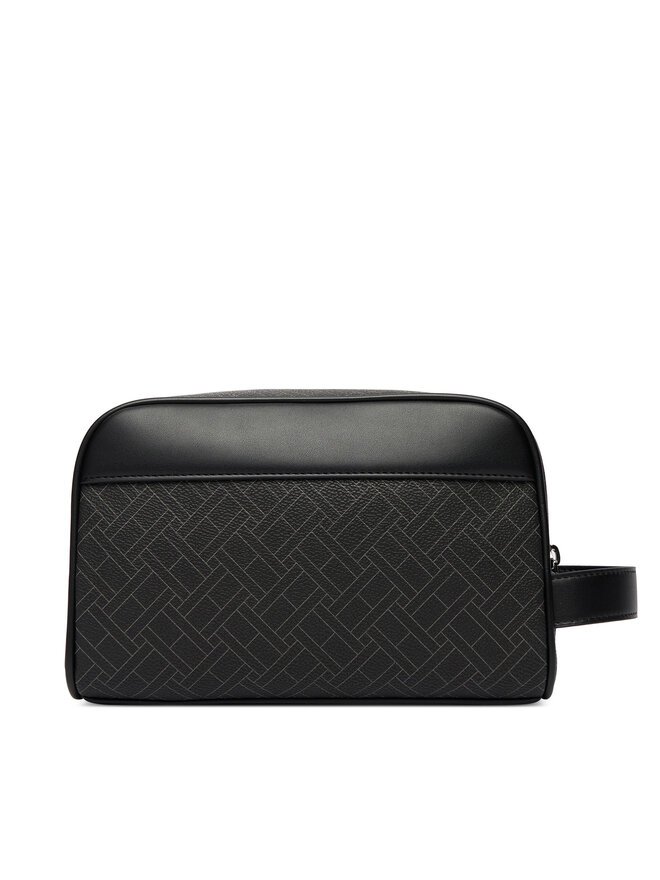 Tommy Hilfiger Kosmetiktasche Tommy Hilfiger Th Flag Monogram Washbag AM0AM14298 Schwarz