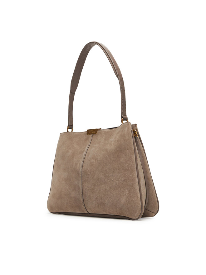 Tommy Hilfiger Сумка Tommy Hilfiger Casual Leather Shoulder Bag Sued AW0AW18201 Бежевий