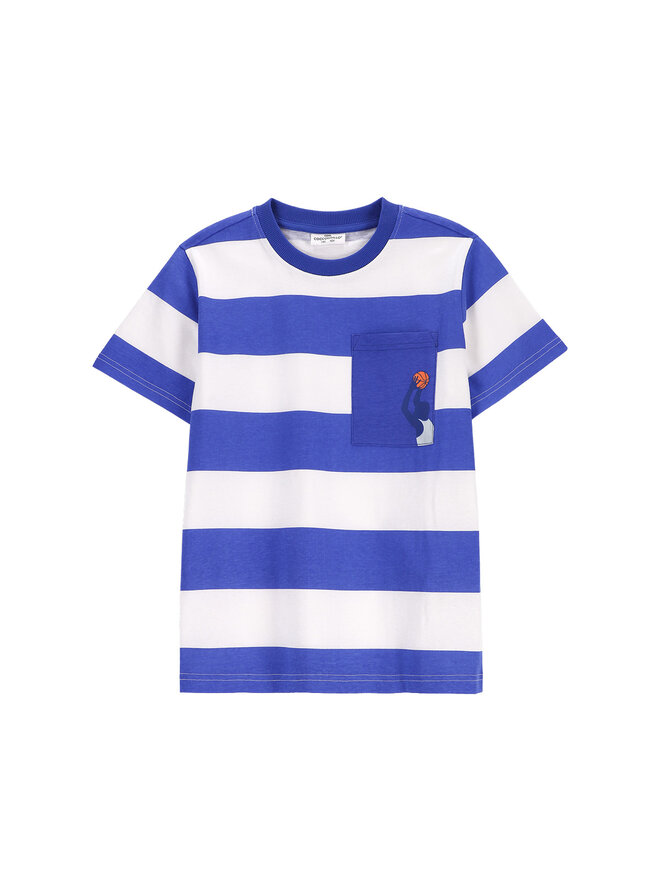 Coccodrillo Coccodrillo Marškinėliai WC5143208VBC Mėlyna Regular Fit