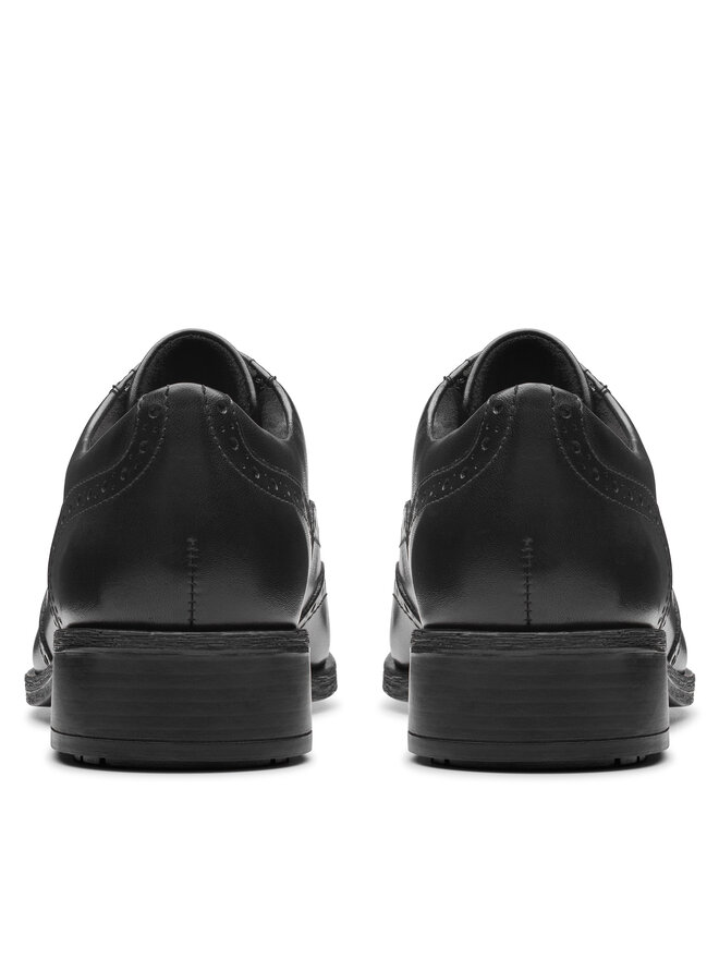 Clarks Оксфорди Clarks Havisham Oak 26178709 Чорний