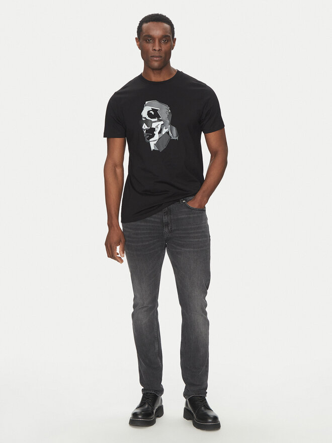 KARL LAGERFELD KARL LAGERFELD Camiseta 755066 552241 Negro Regular Fit