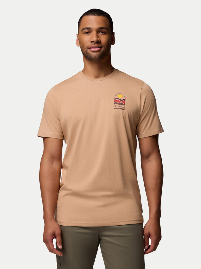 Columbia Columbia Camiseta Explorers Canyon™ 2036451 Beis Regular Fit