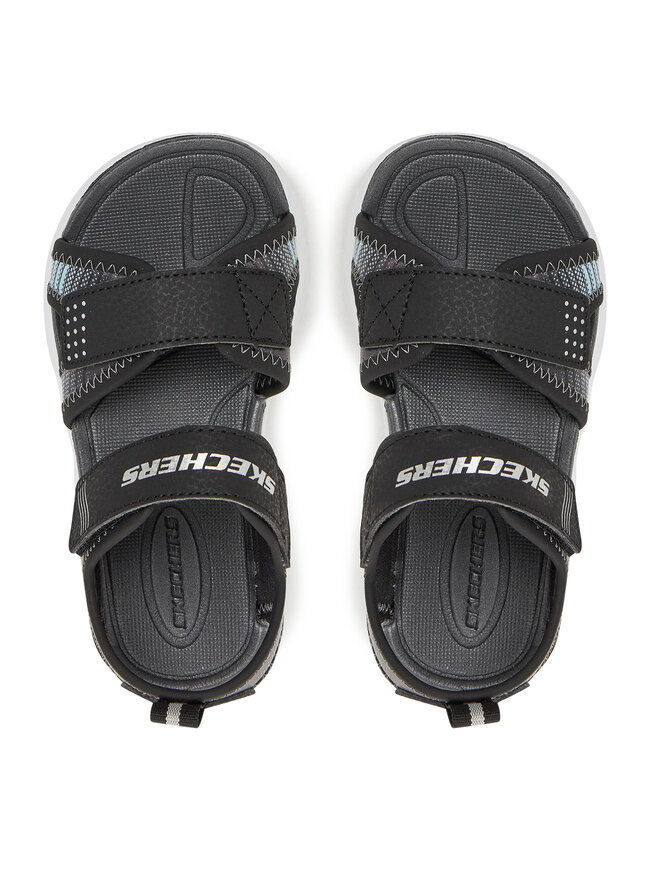 Skechers Sandale Skechers Microspec-Splash- 407034L/BKSL Negru