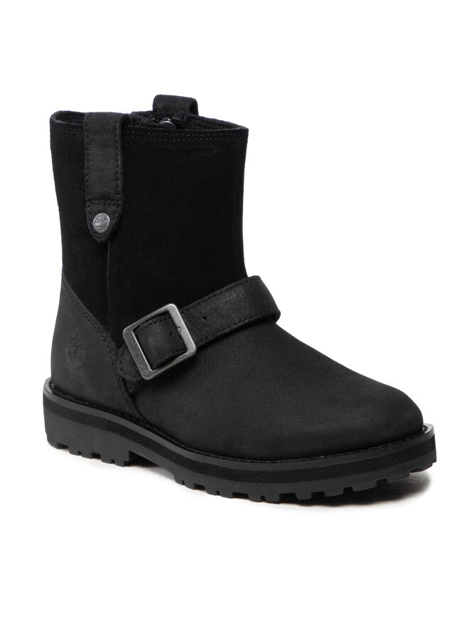 Timberland Kozačky Timberland Courma Kid Wl.Biker Bt TB0A2H67015 Černá