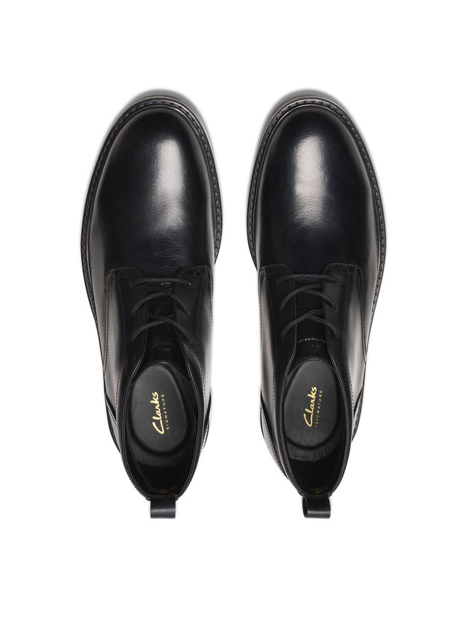 Clarks Schnürschuhe Clarks Aldwin Chukka 26179683 Schwarz