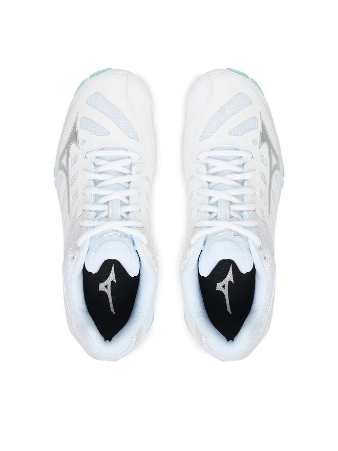 Mizuno Batai uždaroms aikštelėms Mizuno Wave Voltage 2 V1GC2460 Balta
