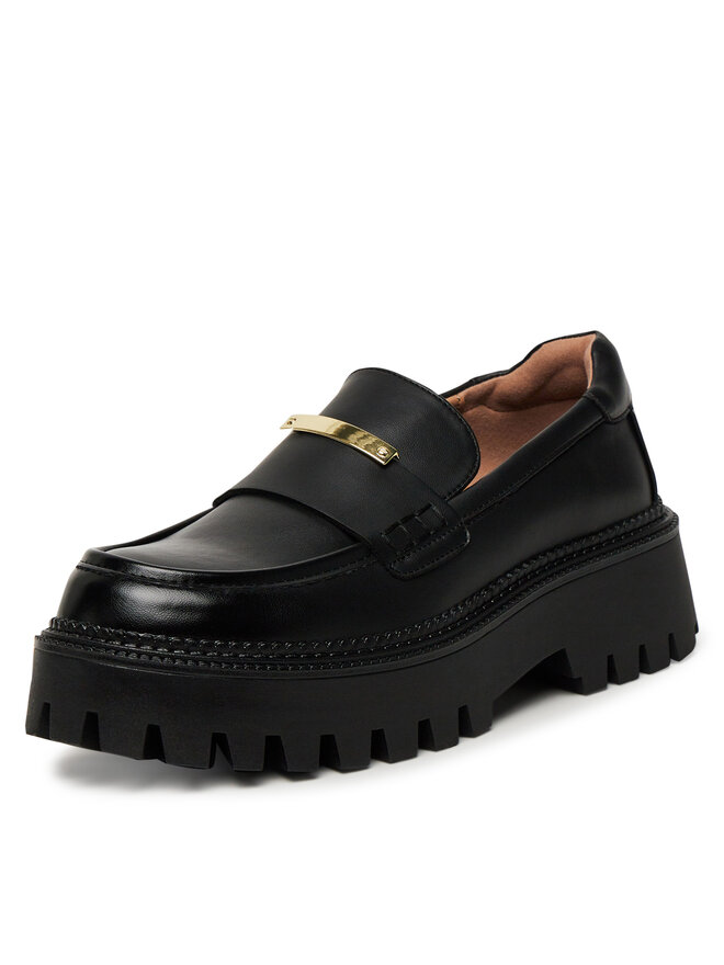 DeeZee Loafersy DeeZee HY19001-2 Czarny