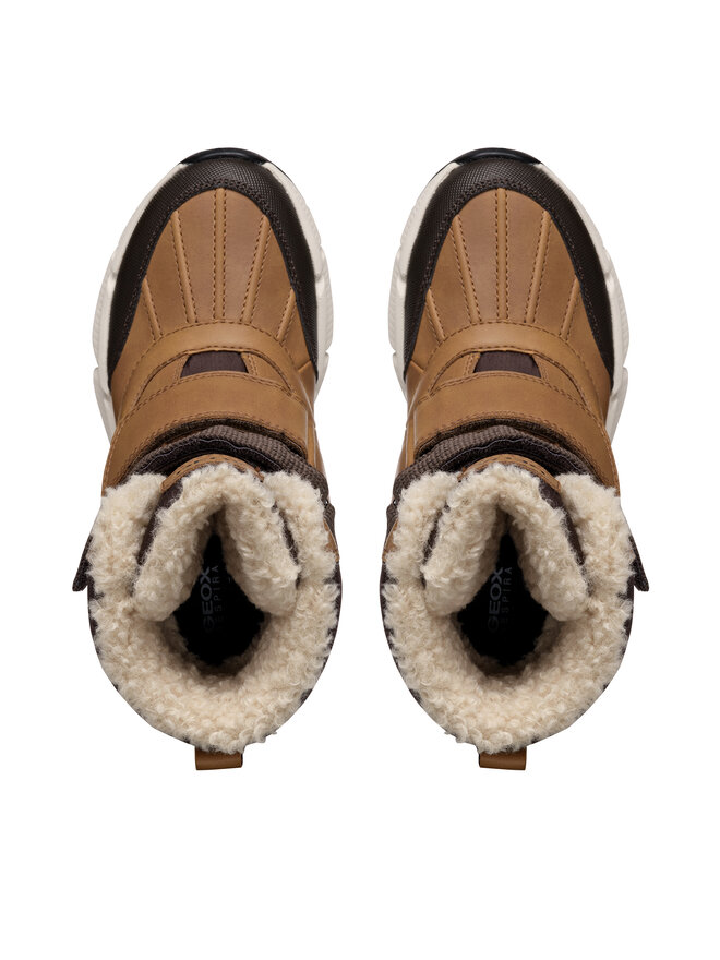 Geox Śniegowce Geox J Flexyper Plus Boy J46LCF 0MEFU C6780 S Brązowy