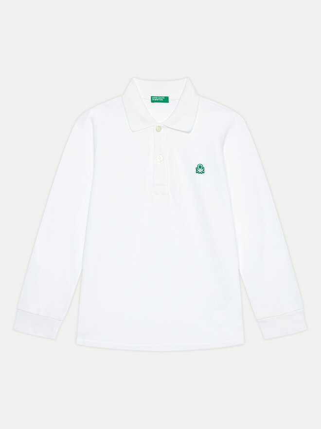 United Colors Of Benetton United Colors Of Benetton Pólóing 3089G3009 Fehér Regular Fit