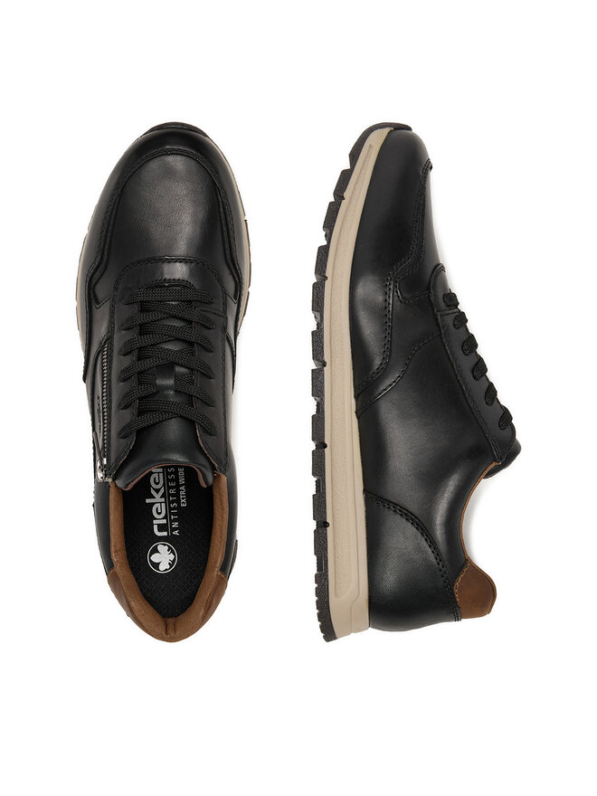 Rieker Sneakersy Rieker B0504-00 Černá