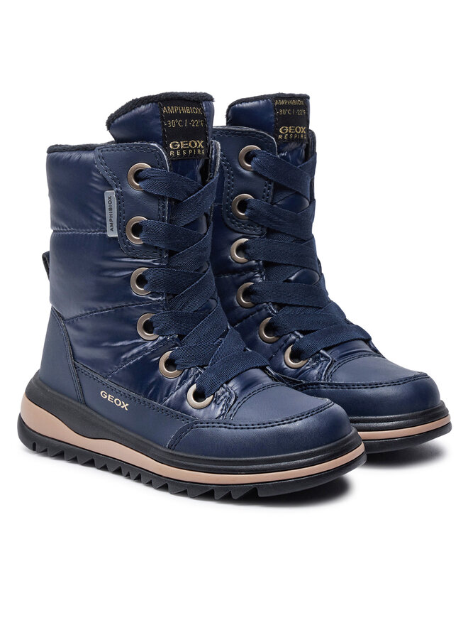 Geox Stiefel Geox J Adelhide Girl B Ab J16EWA 0LVBC C4002 M Dunkelblau