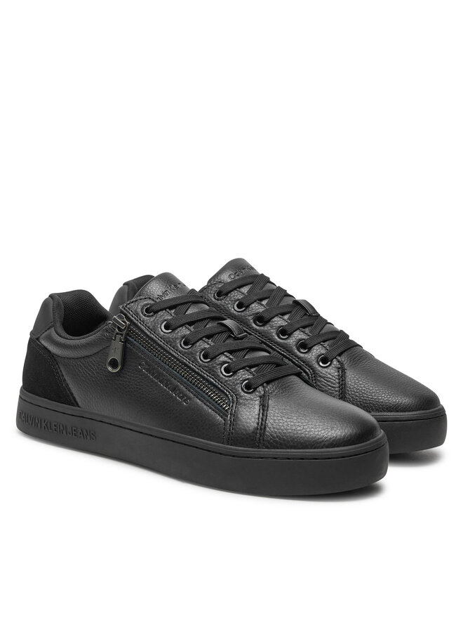 Calvin Klein Jeans Sneakersy Calvin Klein Jeans Classic Cupsole Zip Low In YM0YM01254 Czarny