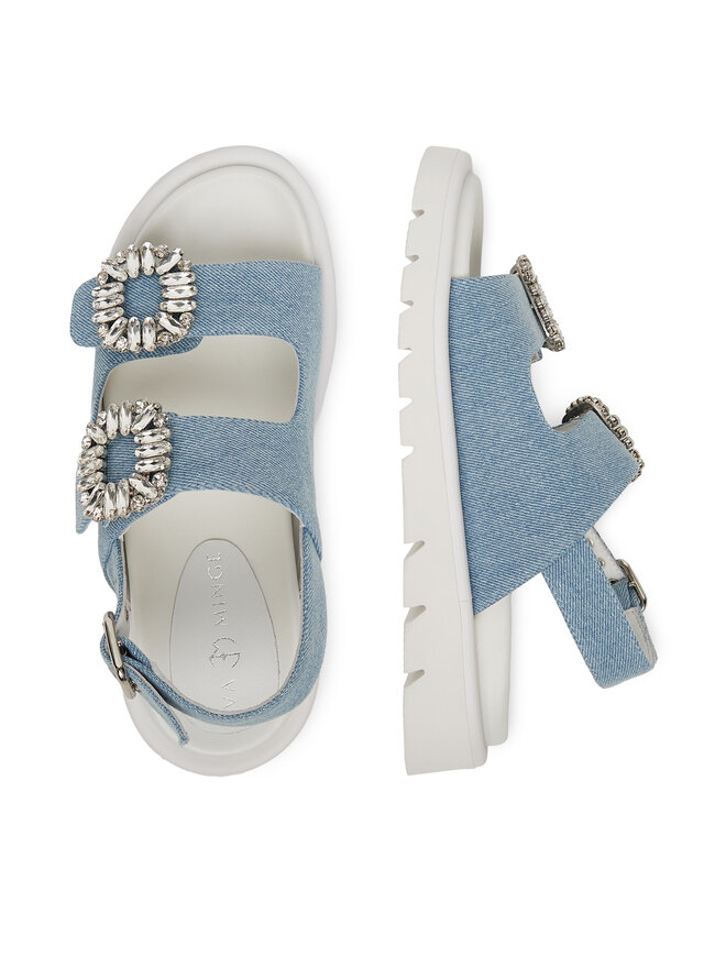 Eva Minge Sandalen Eva Minge SNOWDROP-I75-563 Blau