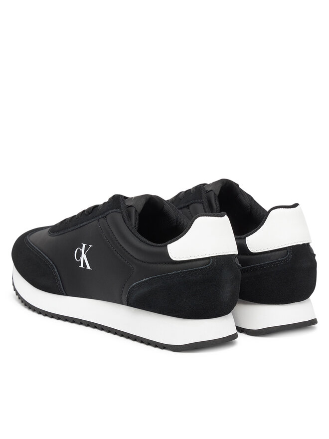 Calvin Klein Jeans Sneakers Calvin Klein Jeans Runner Laceup Mg Nylon Mix YW0YW01828 Schwarz