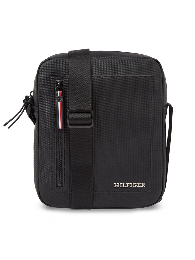 Tommy Hilfiger Brašna Tommy Hilfiger Th Pique Reporter AM0AM12355 Černá