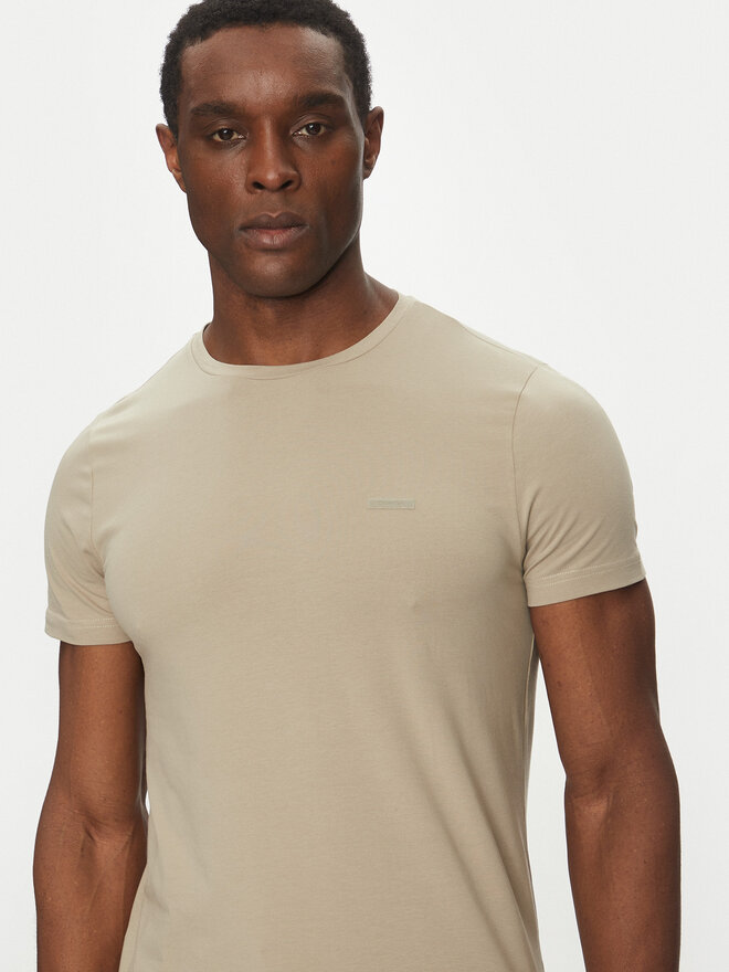 Calvin Klein Calvin Klein Camiseta K10K112724 Beis Slim Fit