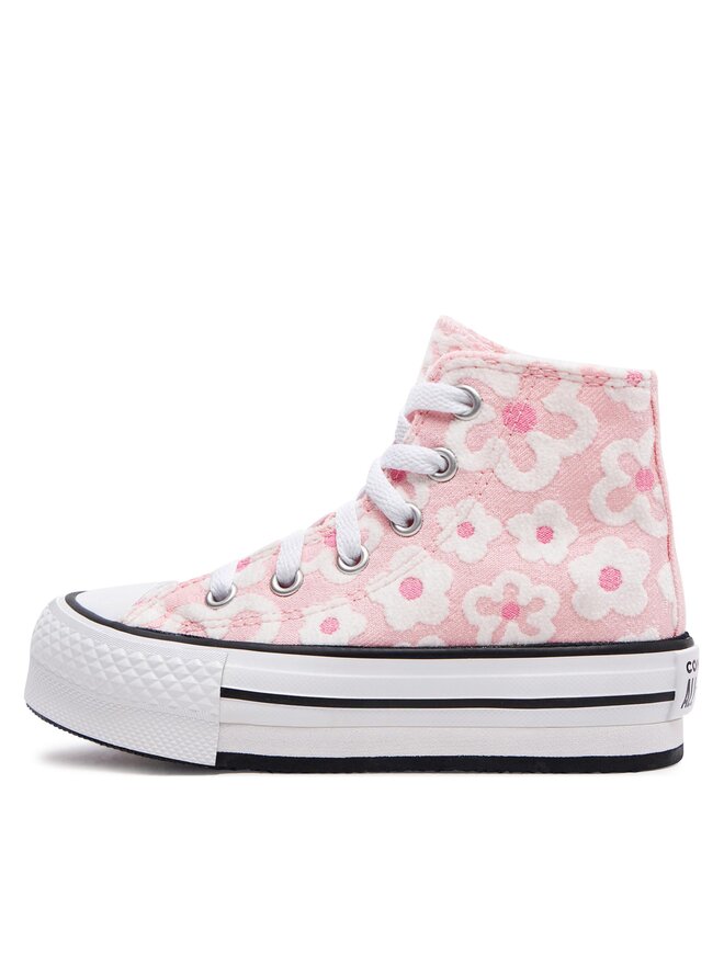 Converse Sneakers aus Stoff Converse Chuck Taylor All Star Lift Platform Floral Embroidery A06325C Rosa
