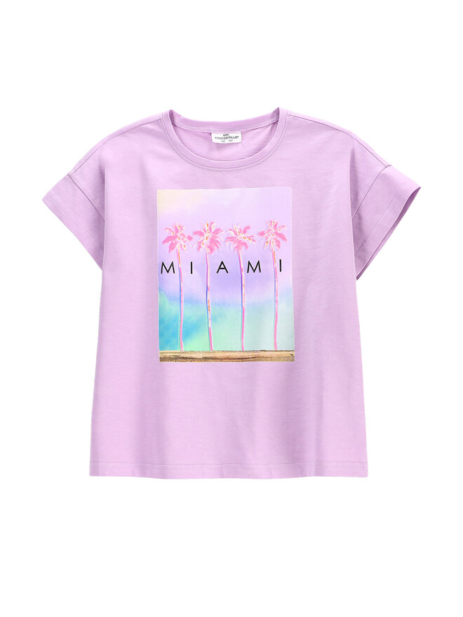 Coccodrillo Coccodrillo Camiseta WC5143205IGJ Violeta Regular Fit