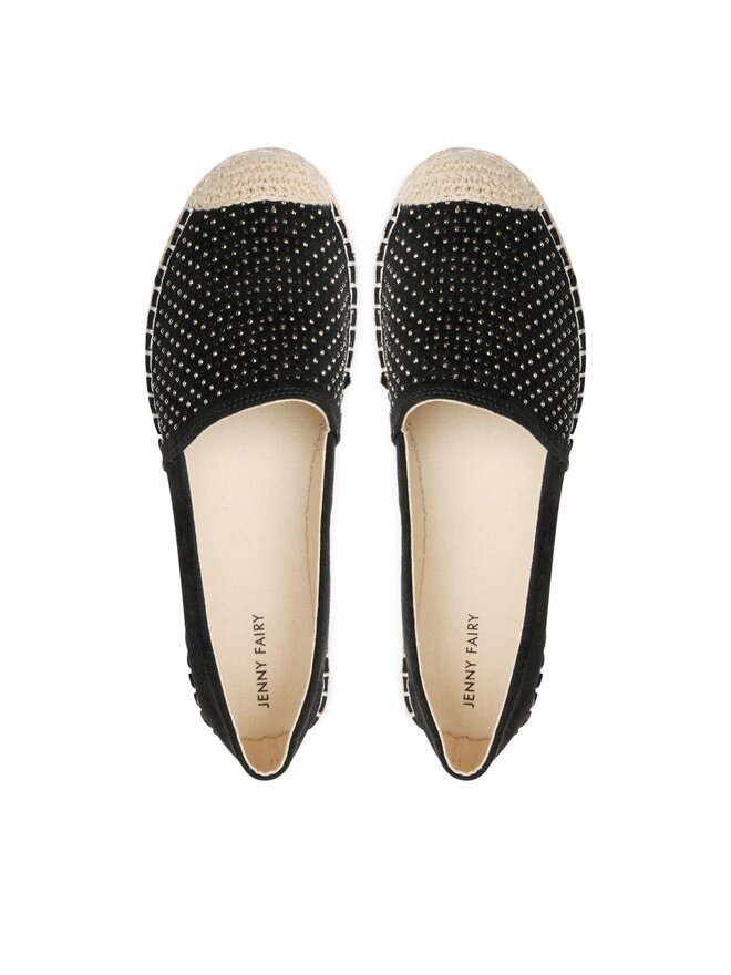 Jenny Fairy Espadrilles Jenny Fairy WSS013-01 Schwarz