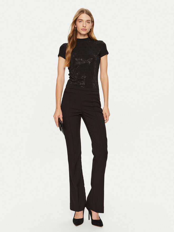 Guess Guess Camiseta W4BI26 J1314 Negro Slim Fit