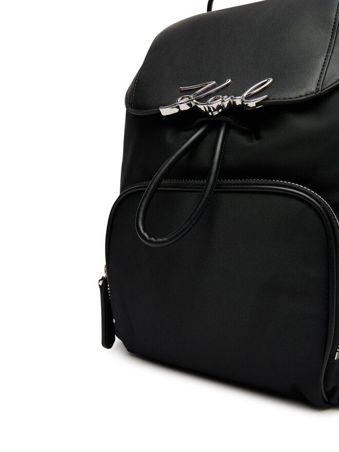 KARL LAGERFELD Hátizsák KARL LAGERFELD A3W30027 Fekete