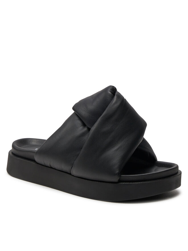 Inuikii Šľapky Inuikii Soft Crossed 70104-140 Čierna