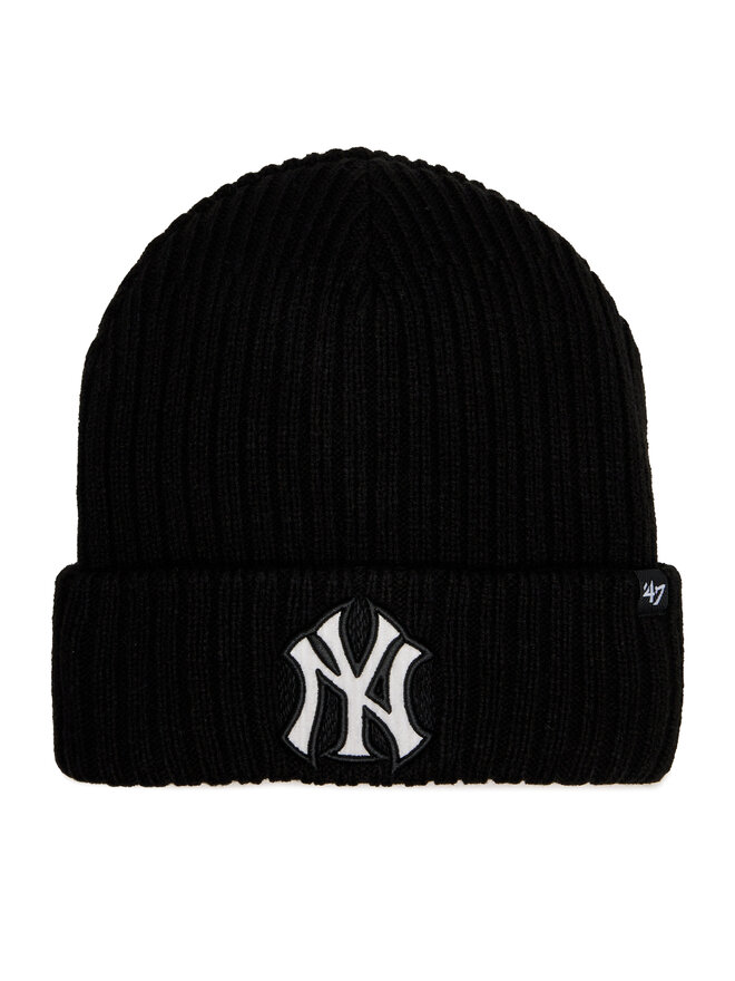 47 Brand Шапка 47 Brand MLB New York Yankees Thick Cord Logo 47 B-THCCK17ACE-BK Черен