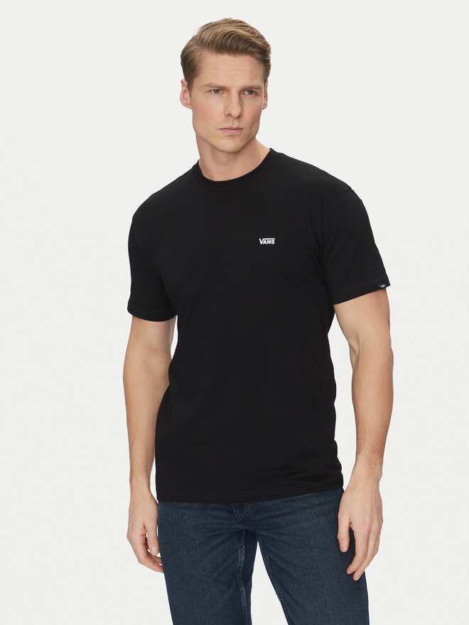 Vans Vans Marškinėliai Left Chest Logo VN0A3CZEY281 Juoda Classic Fit