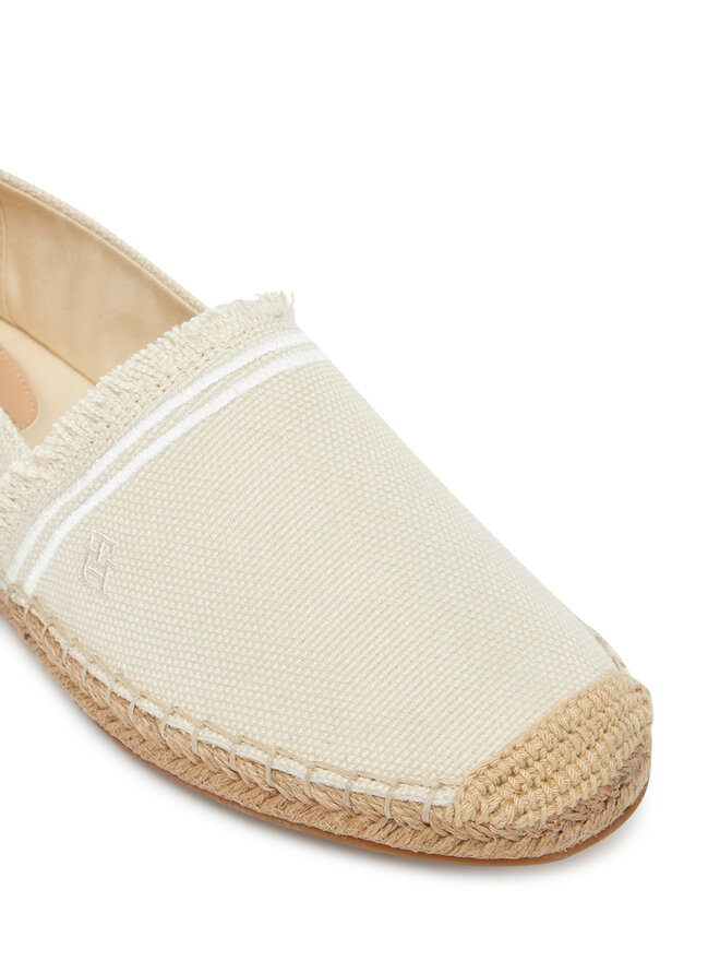 Tommy Hilfiger Espadrile Tommy Hilfiger Fringe Canvas Closed Espadrille FW0FW08881 Bej