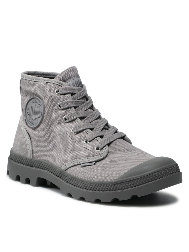 Palladium Schnürstiefeletten Palladium Pampa Hi 02352-071-M Grau