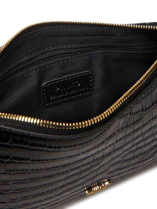 PINKO Τσάντα PINKO Flat Horizontal Mini AI 25-26 104277 A2OH Μαύρο