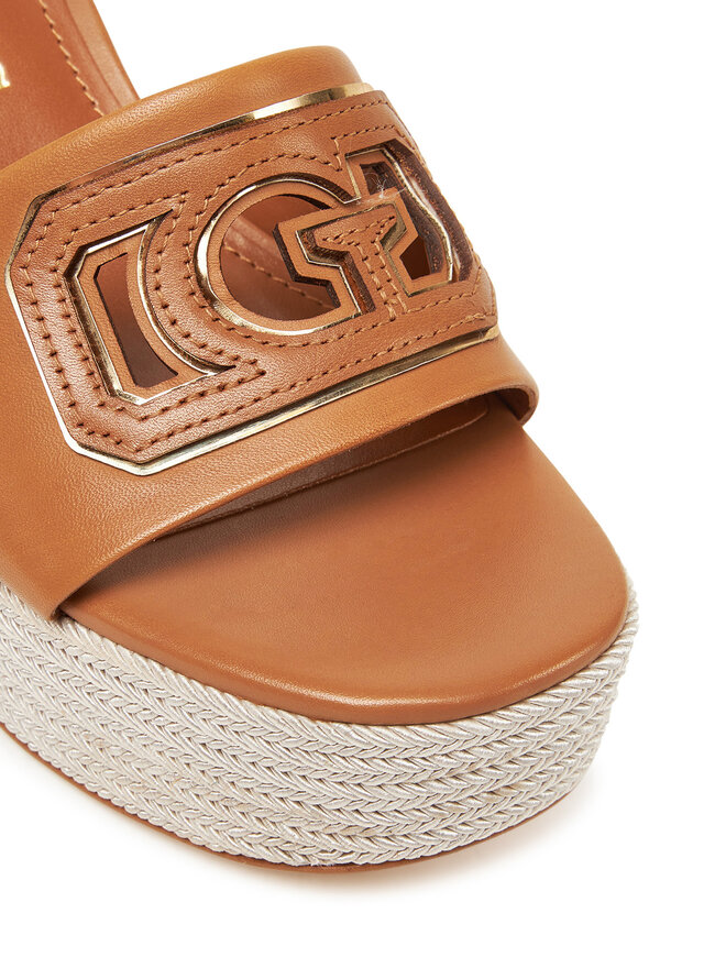 Guess Espadryle Guess FLJFML LEA03 Brązowy