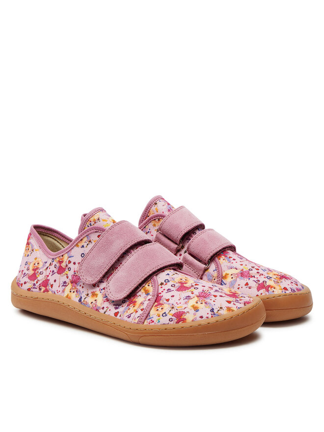 Froddo Hausschuhe Froddo Barefoot Canvas G1700390-3 D Rosa